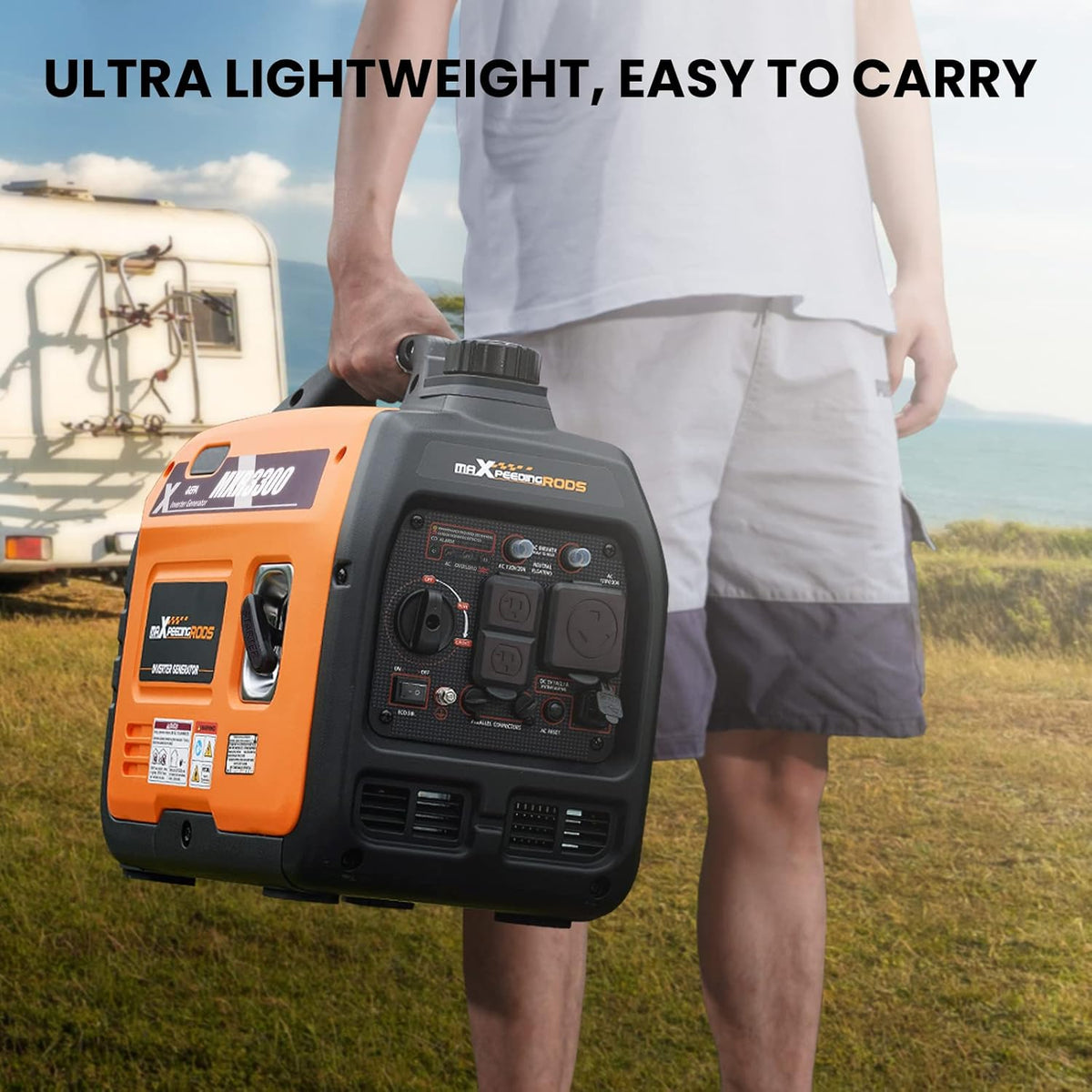 Portable Inverter Generator 3000W/3300W Gas Powered Quiet EPA Compliant X9564