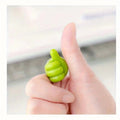 50 Pcs Silicone Thumb Wall Hook Adhesive Cable Clip Key Hanger D5866