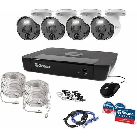 4 Camera 8 Channels PoE NVR Security Camera System Q449