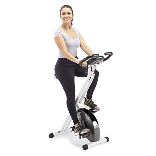 Foldable Upright Exercise Bike with Adjustable Resistance N4163