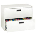 White 2-Drawer File Cabinet I7500