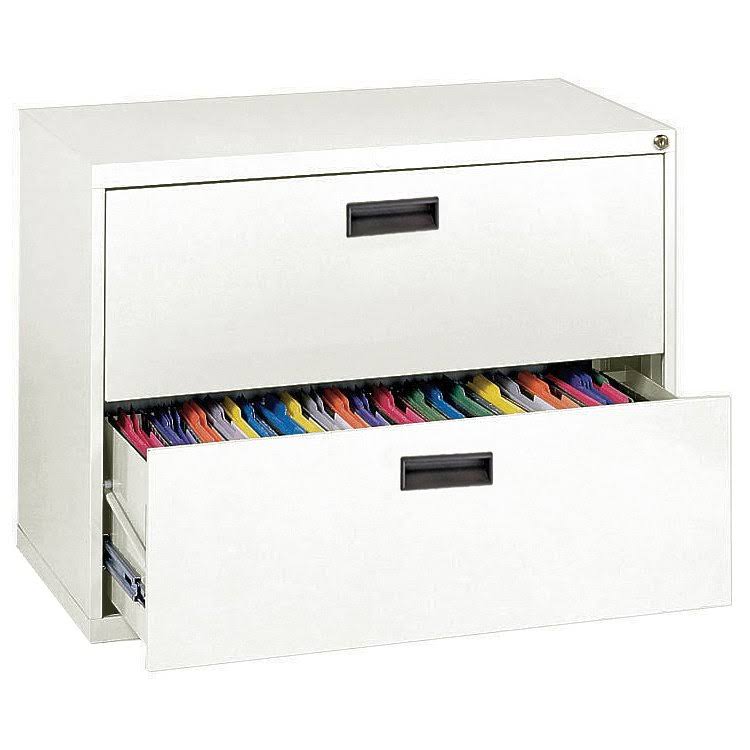 White 2-Drawer File Cabinet I7500
