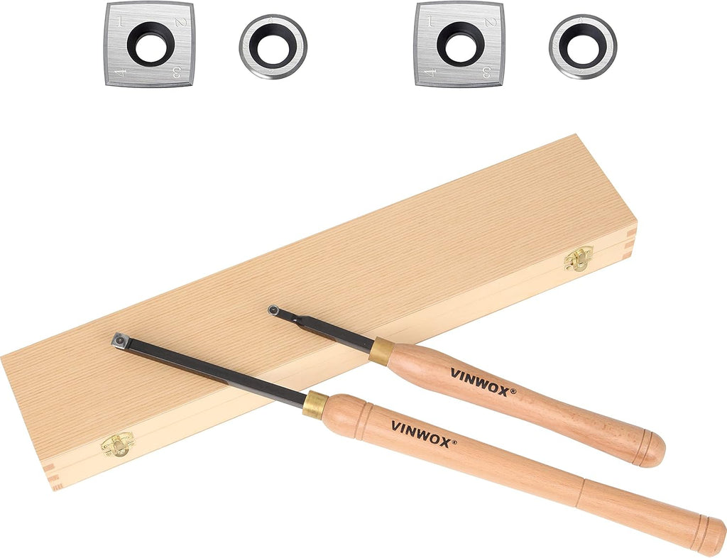 3 PCS Carbide Wood Lathe Turning Tool Set X9437