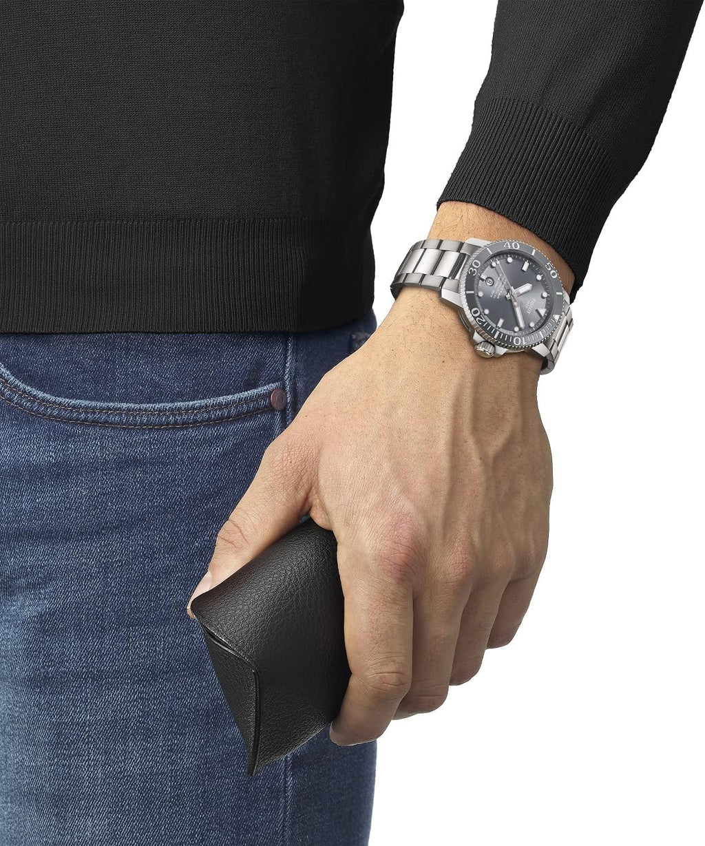 Grey Stainless Steel Automatic Watch Q109076