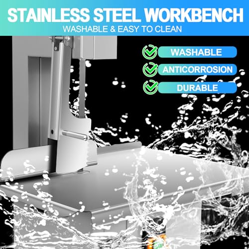 1500W Electric Bone Saw with Stainless Steel Workbench, 8 Saw Blades B645