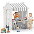 Kids Playhouse with Kitchen Toys Set Blue Y196