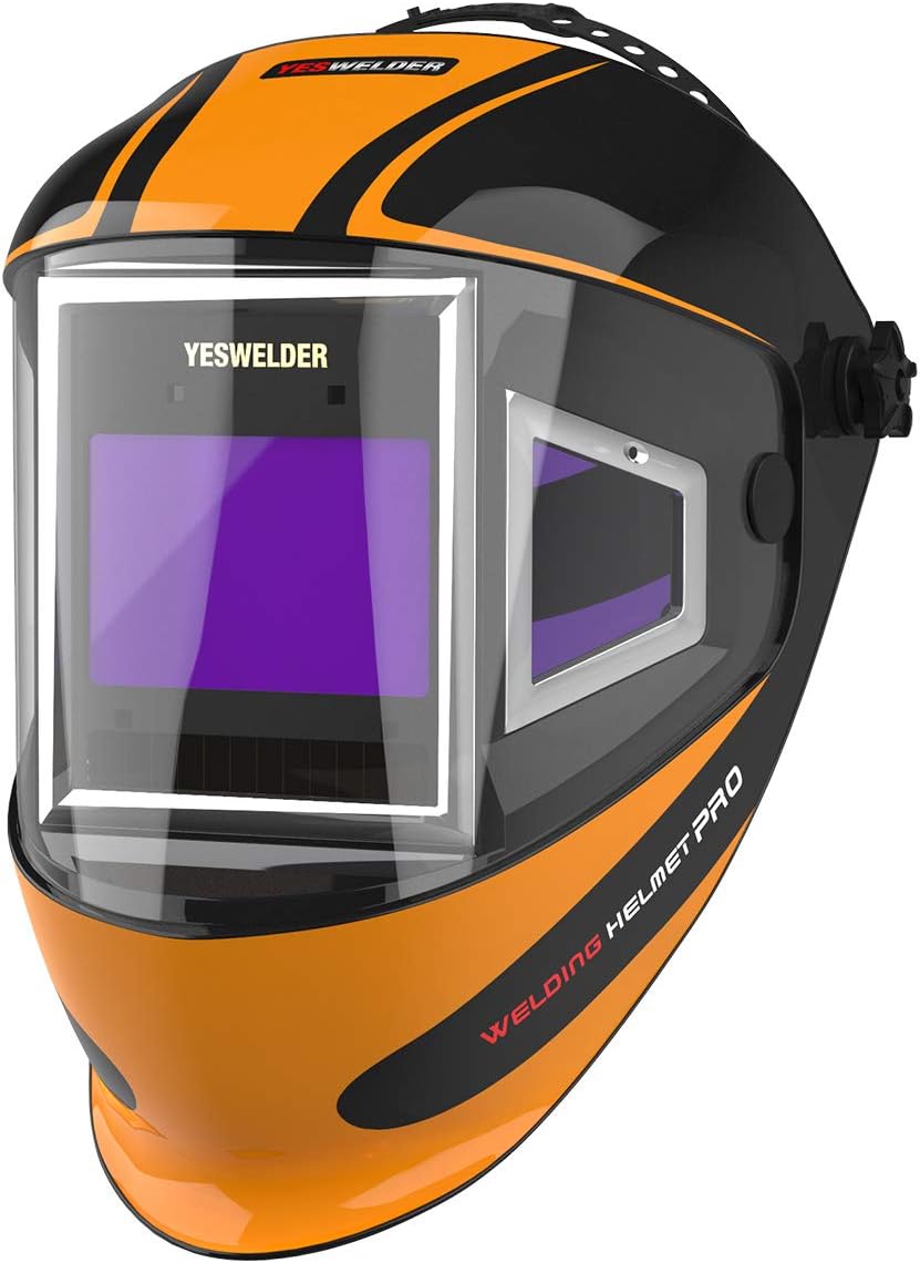 Large Viewing Auto Darkening Welding Helmet with Grinding, Pack of 2 M937