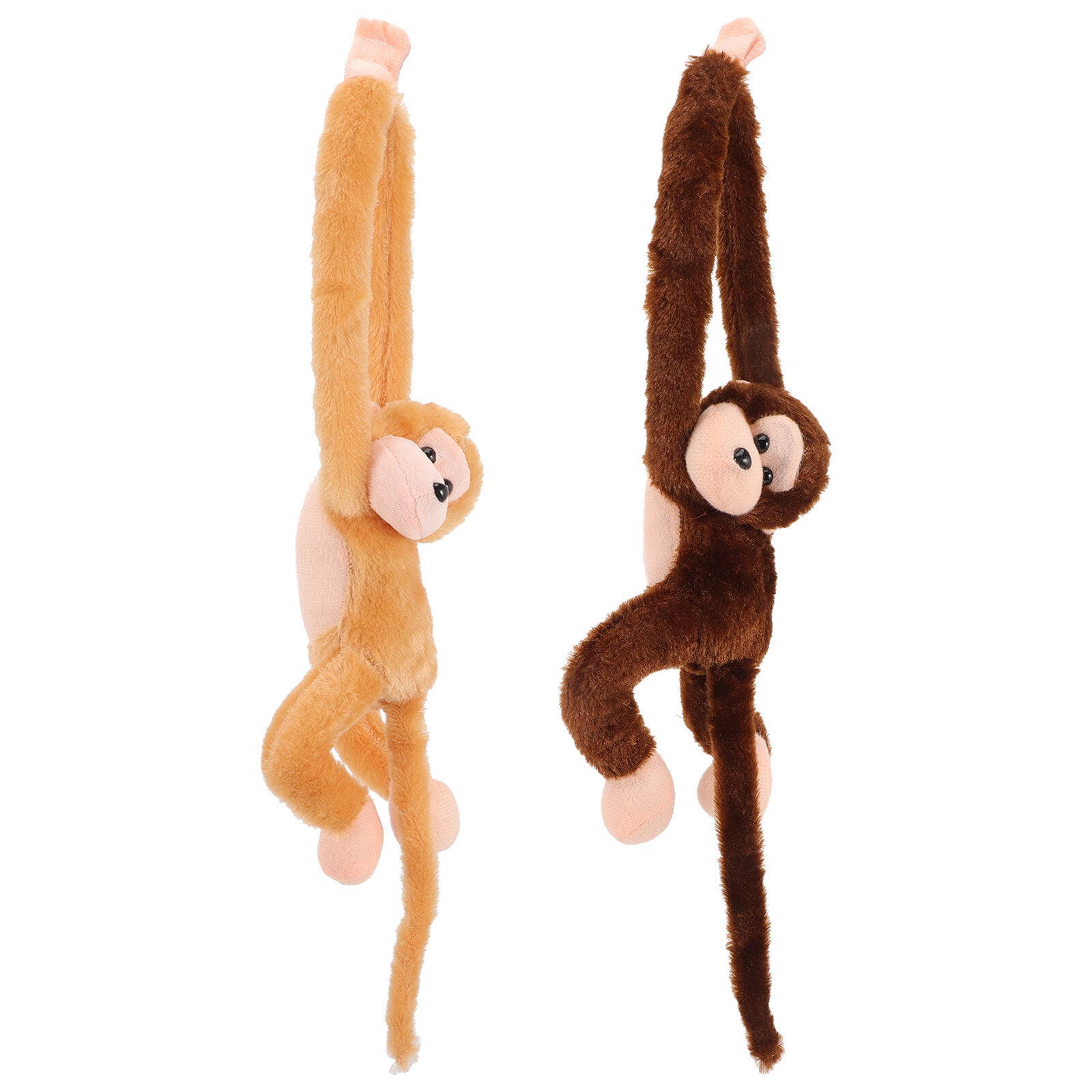 2Pcs Hanging Plush Monkey Doll Stuffed Animal Toy V6732