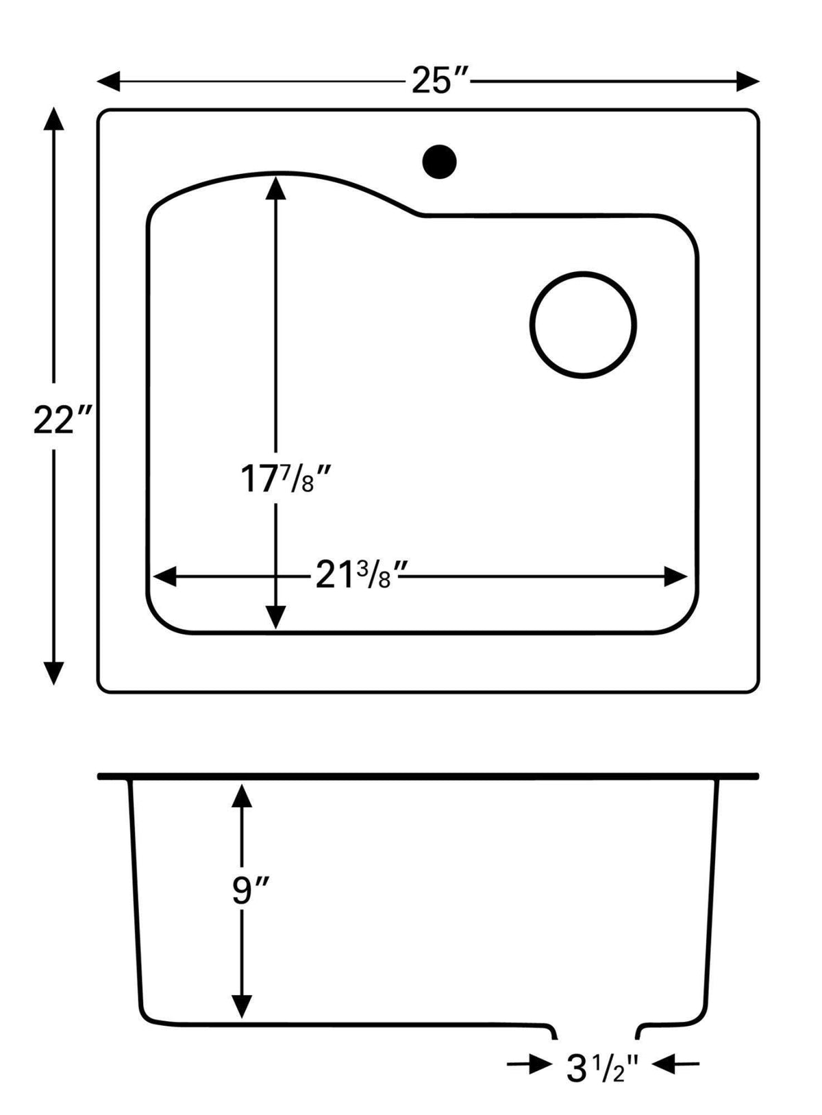 Quartz Composite Kitchen Sink M5809