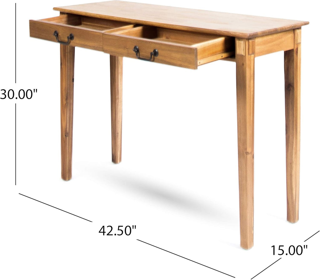 Acacia Wood Console Table U470311