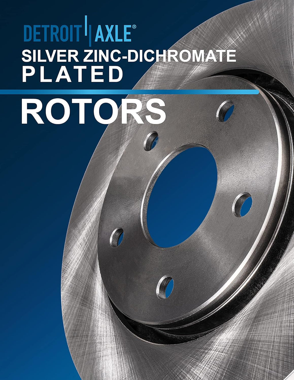 325mm Front Disc Rotors w/Brake Pads Kit 6pc Set W6267
