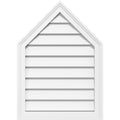 Peaked Top Surface Mount PVC Gable Vent D503670