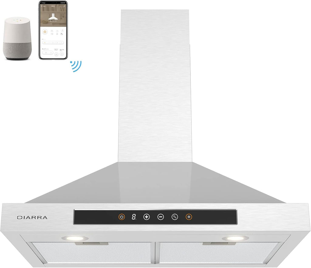 30 inch 450 CFM Stainless Steel Wall Mount Range Hood Vent M923852