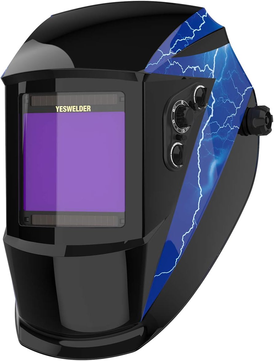 Large Viewing Auto Darkening Welding Helmet with Grinding, Pack of 2 M937