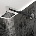 Polished Chrome Wall-Mount Square Rain Shower Head W157276