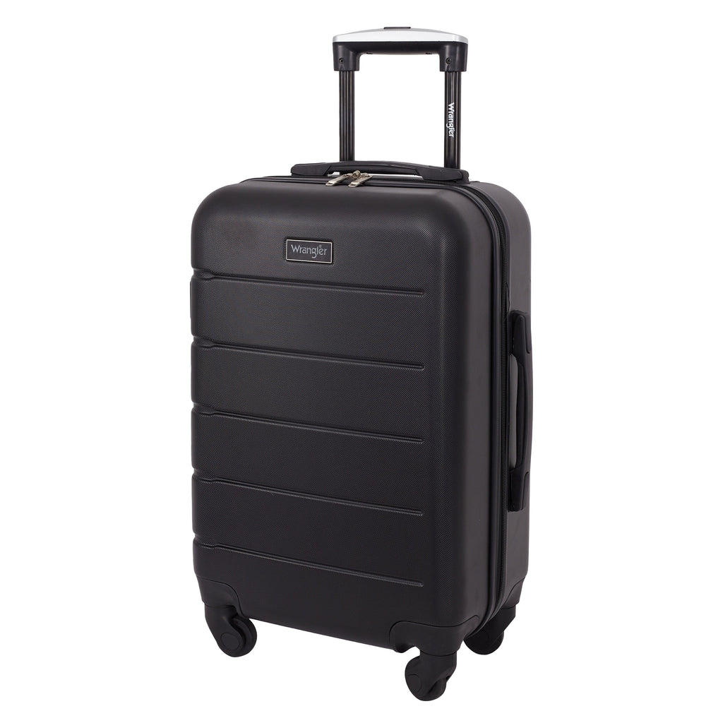 Black 20" Hard-Side Rolling Carry-on Luggage M289