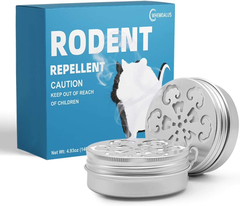 Rodent Repellent, 2 Jars/Box Peppermint Oil H6269