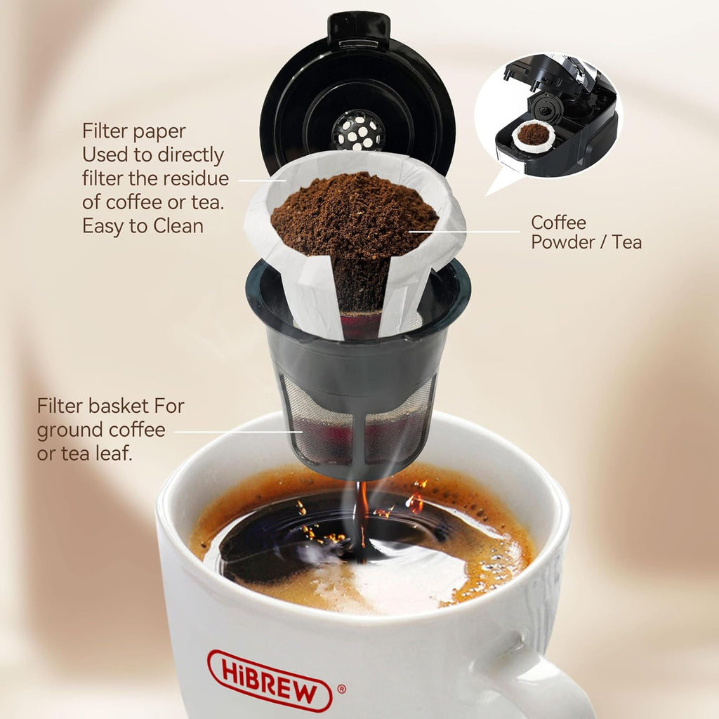 Single Serve Coffee Maker, Black W868