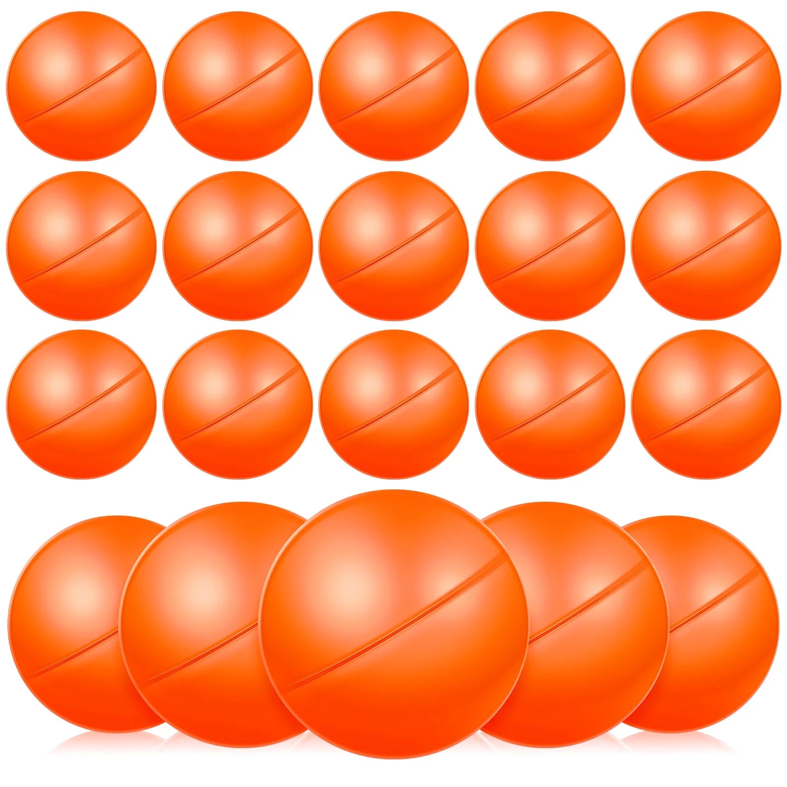 25 Pcs Plastic Hollow Openable Raffle Balls X82384