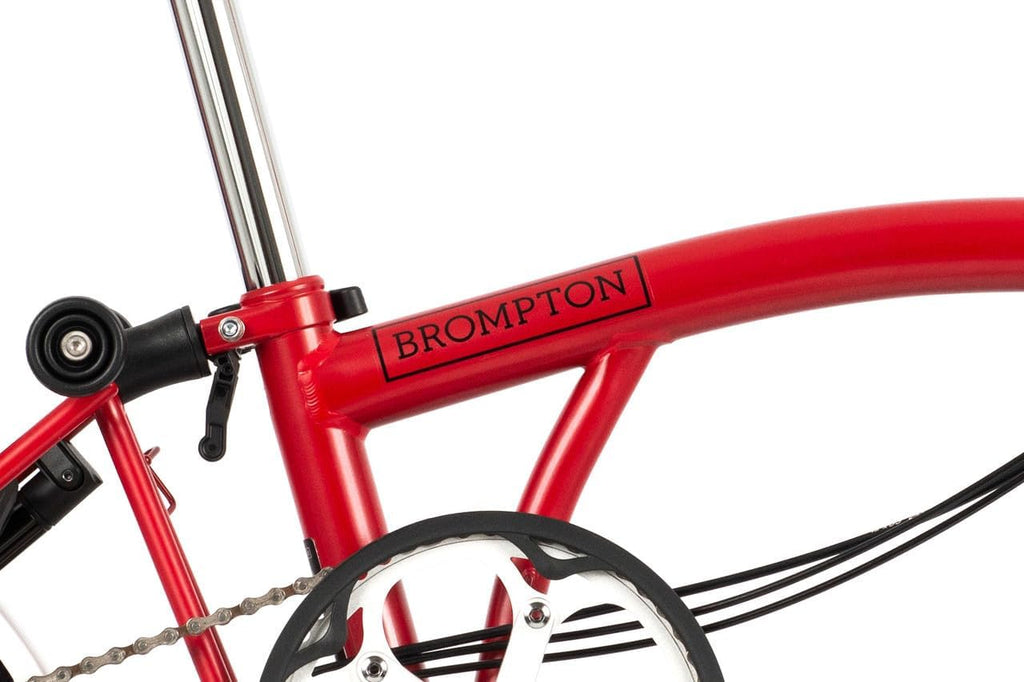C Line 3 Speed Folding Bike with Battery Lighting (House Red) U6625