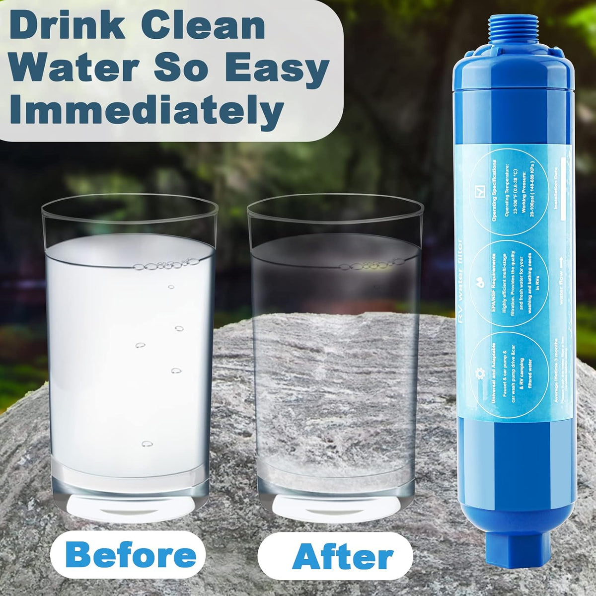 RV Water Filter 2 Pack O274