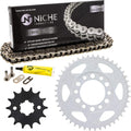 Drive Sprocket Chain Combo Front 14 Rear 45 Tooth 428HZ Standard 120 Links Pack of 2 X6562