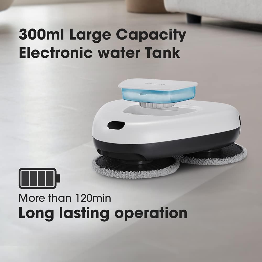 Robot Mop with Triple Spinning Mop Discs N8418