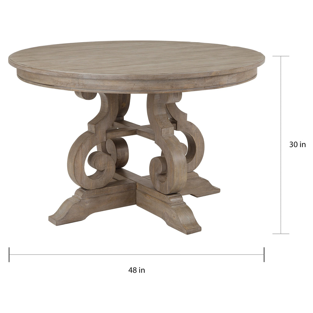 Dove Tail Grey Round Dining Table A635267