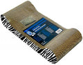 White Tiger Lounge Cat Scratcher with Catnip, 12 Pack M807