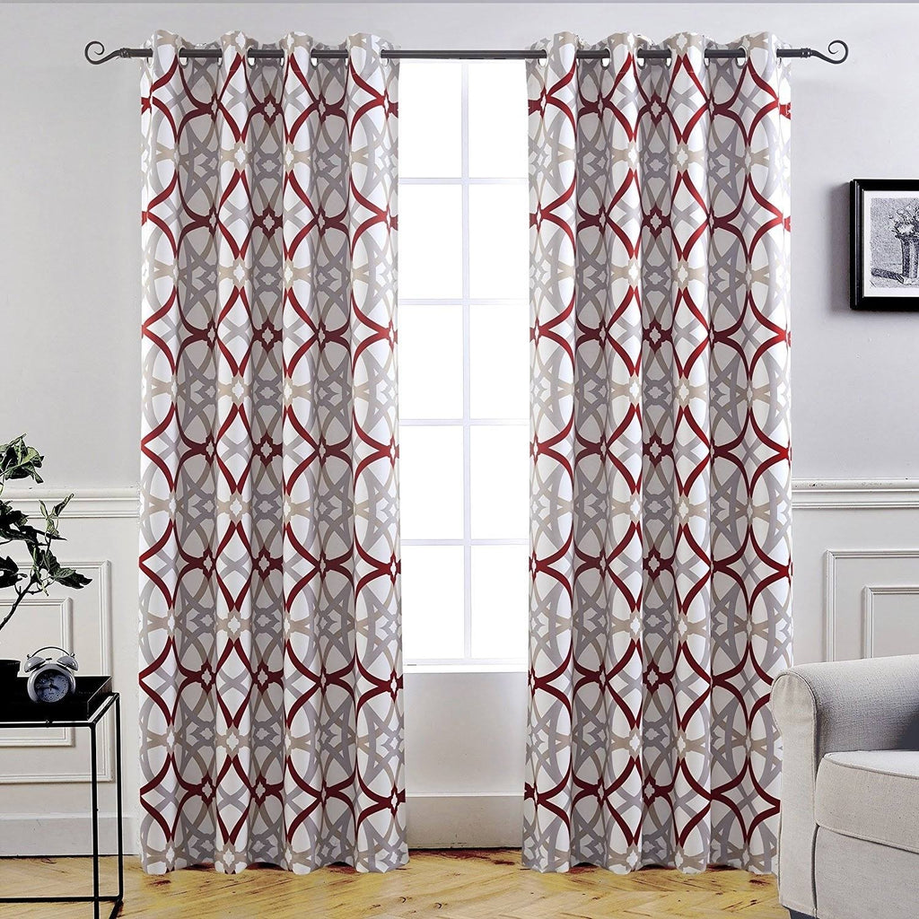 Insulated Blackout Grommet Curtains N812