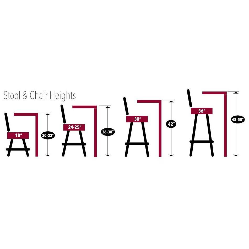 Chrome Pub Table 36 inch O970969