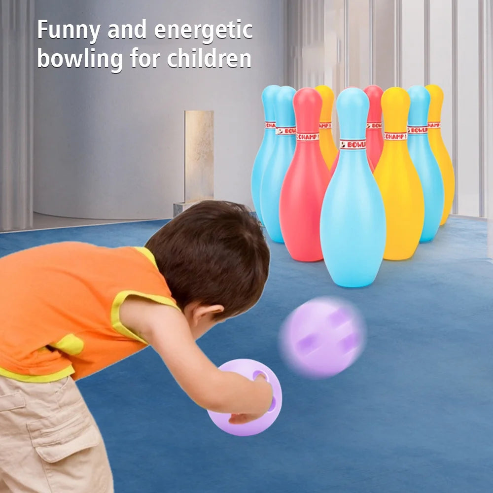 Children'S Bowling Set Indoor And Outdoor Z716