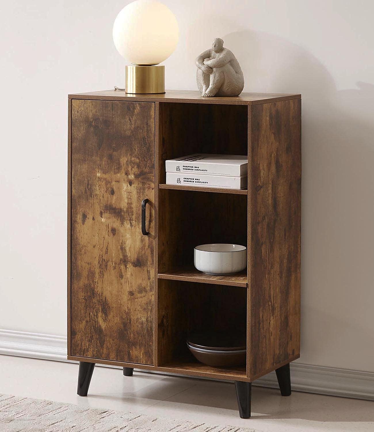 Brown Accent Cabinet Pack of 2 N997