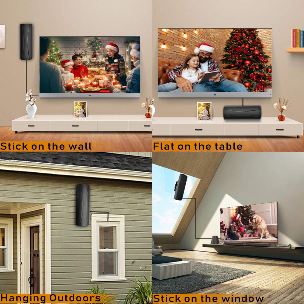 Digital TV Antenna with 36FT Coaxial Cable U89224