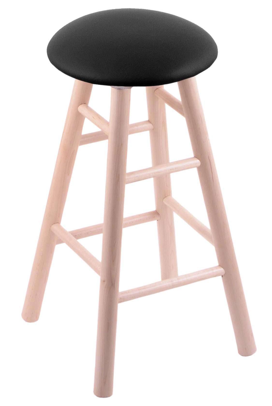Maple Bar Stool with Black Vinyl Seat J839653