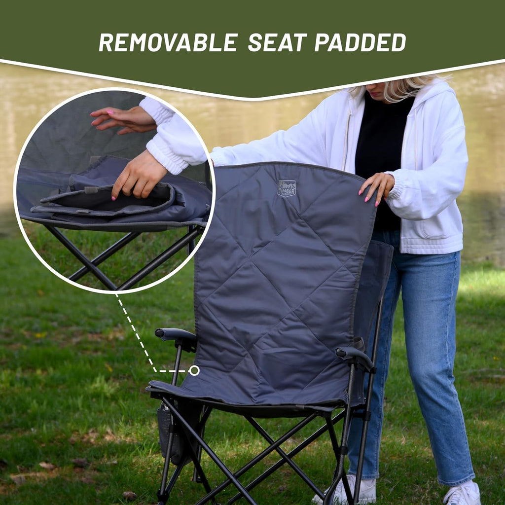 Grey Folding Outdoor Camp Chair O711846