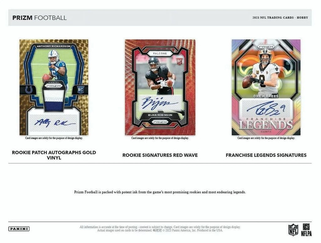 2023 Panini Prizm Football Hobby Box M6391