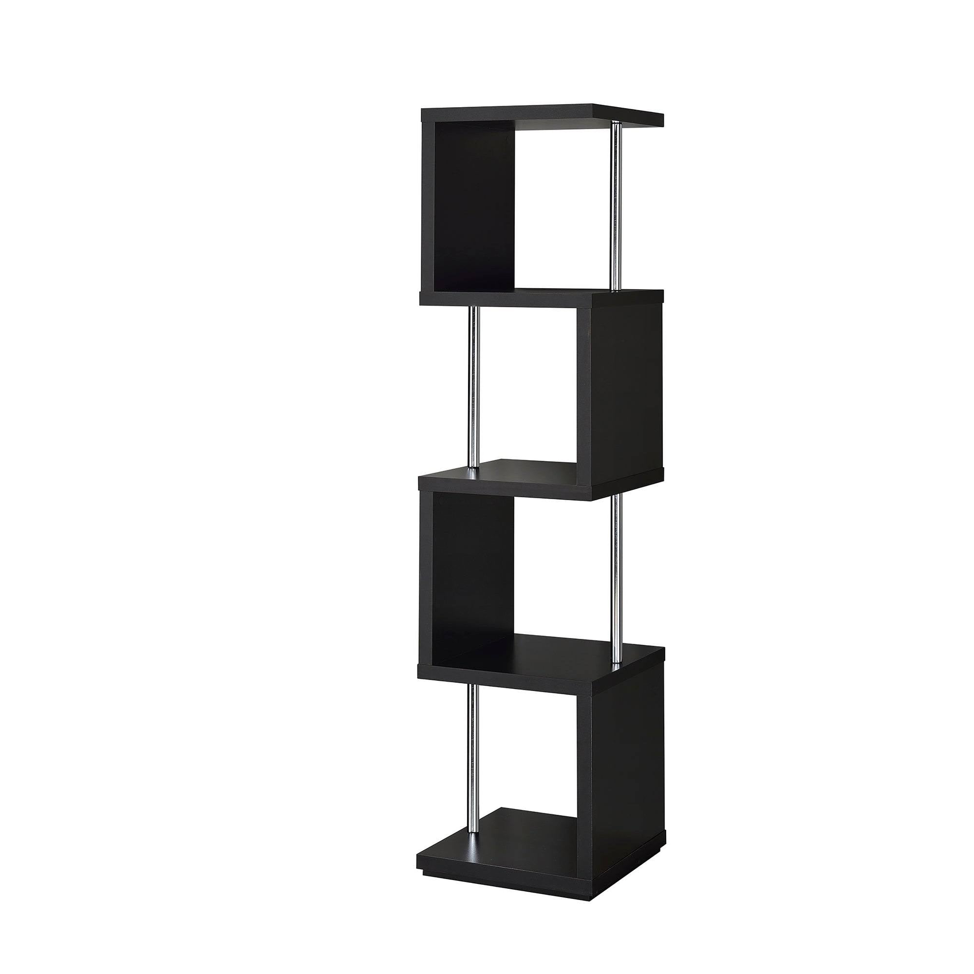 White 4-Tier Bookcase Y83404