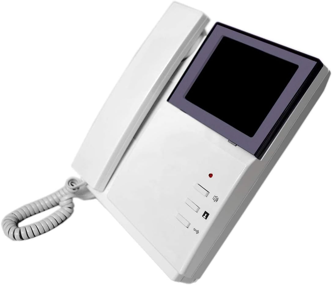 4.3 Inches Wired Video Door Phone System with LCD Monitor, IR Night Vision, Pack of 2 P109