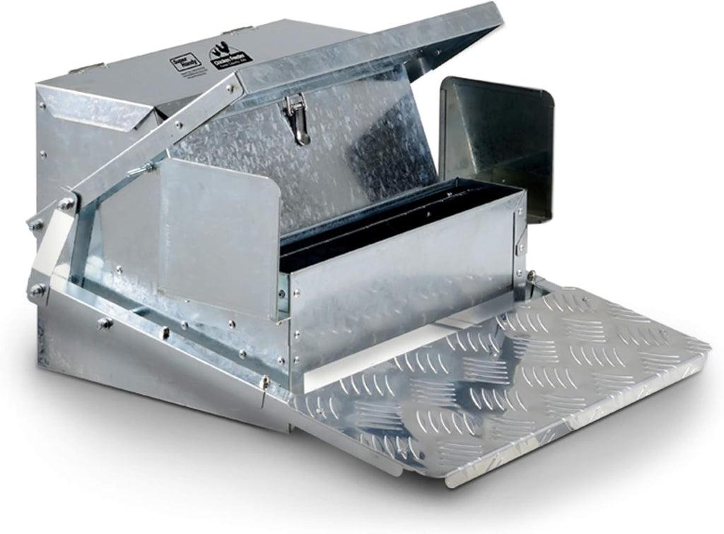 Chicken Feeder Automatic 20lbs Capacity Galvanized Steel B7191