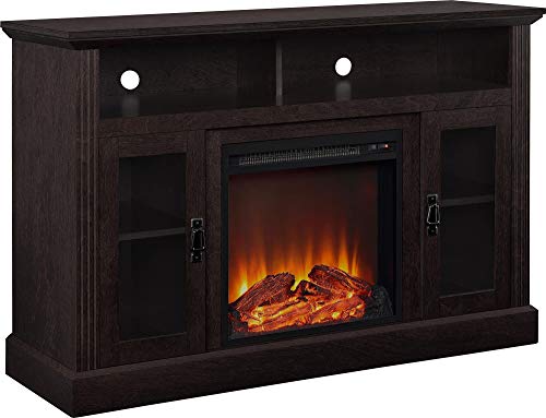 Dove Gray Fireplace TV Stand for TVs up to 50 Inch S78801