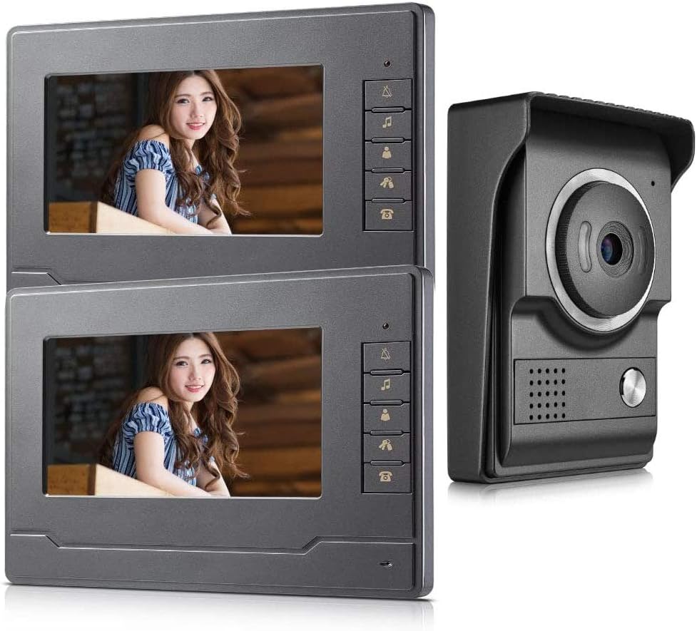 Wired 7 Inches Monitor Video Doorbell System M4154