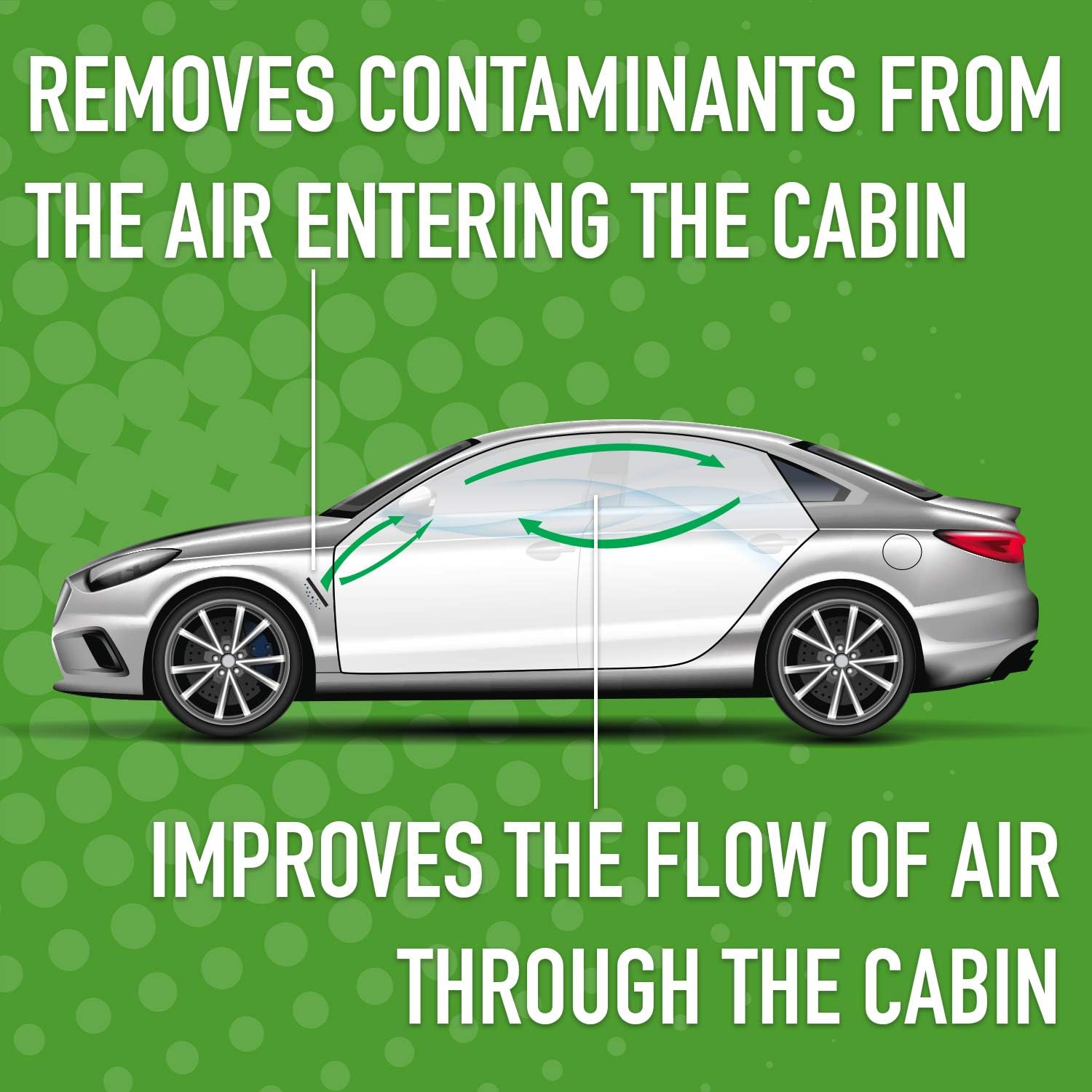 High Efficiency Cabin Air Filter with Baking Soda Q16795