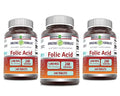 Folic Acid 1000 mcg 240 Tablets Supplement Pack of 3 O100465