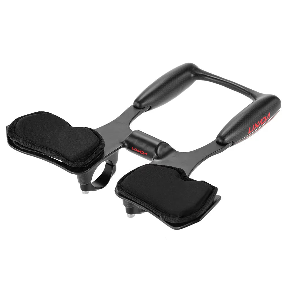 Carbon Fiber Aerobar Bike Road Triathlon Arm Rest Handlebars H92649