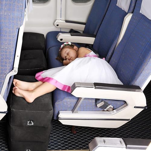 Inflatable Travel Foot Rest Pillow, Adjustable Height Leg Pillow B314