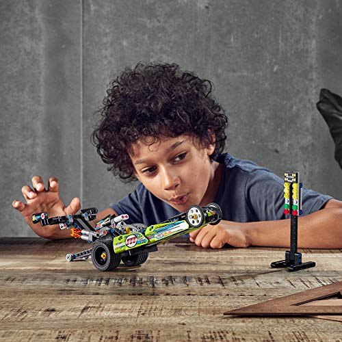 LEGO Technic Dragster Pull-Back Racing Toy Building Kit (225 Pieces) B512