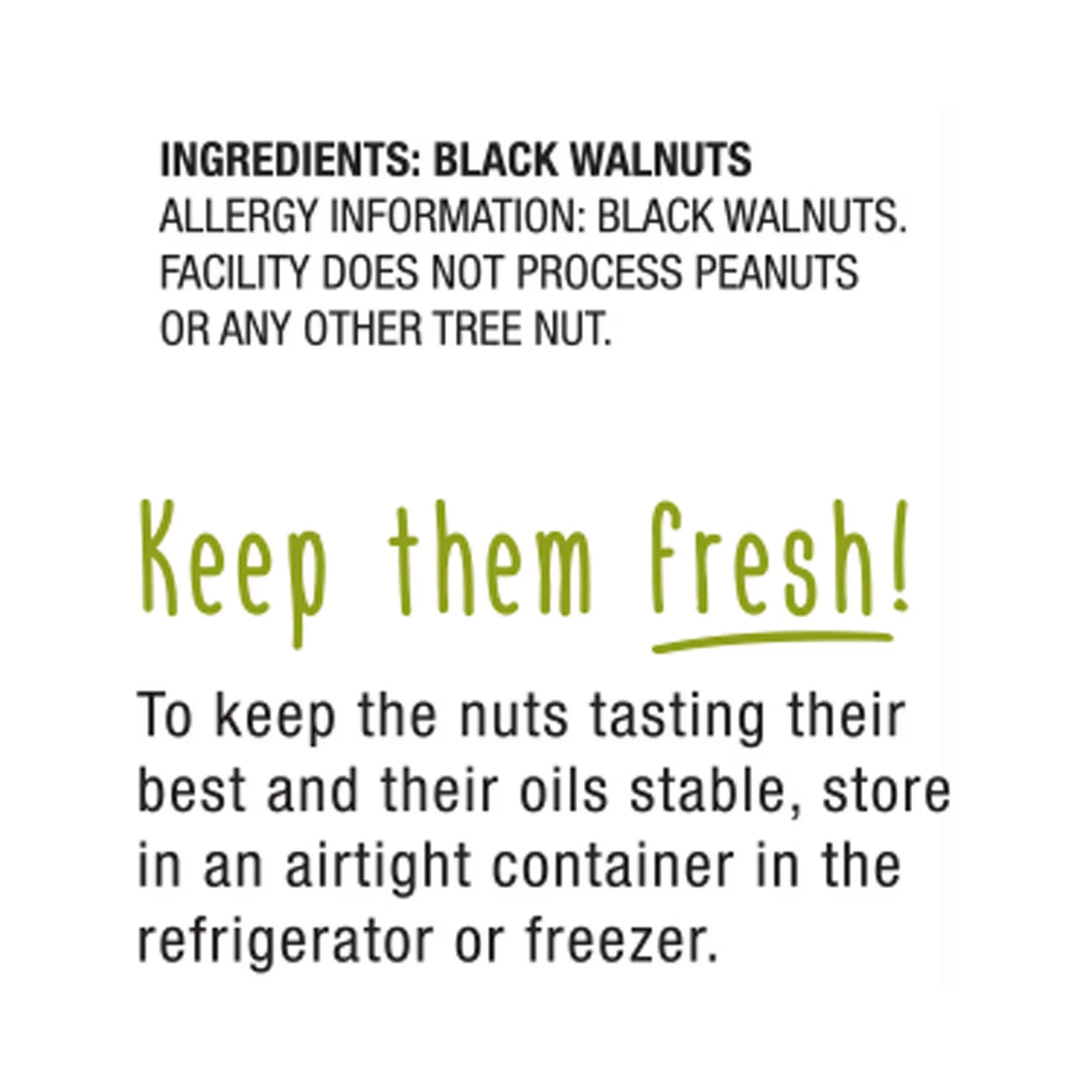 1lb Black Walnuts U173