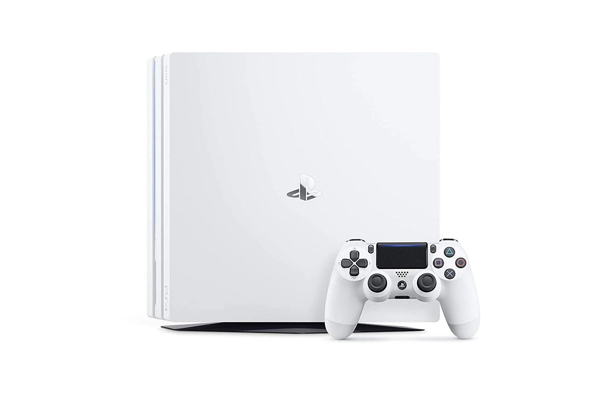 PlayStation 4 500GB Matte White Gaming Console with 2 Controller O750133
