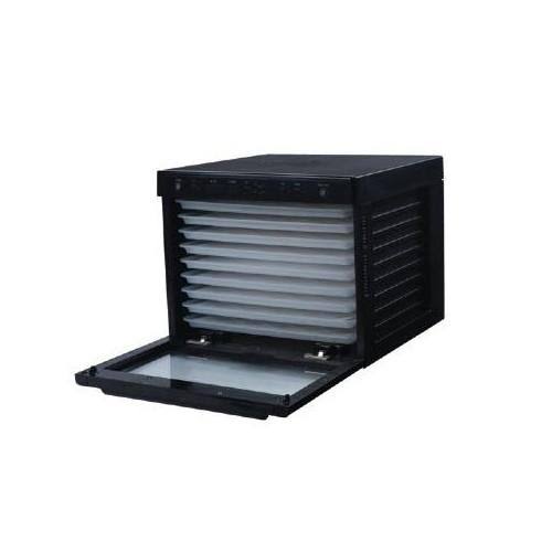 Black Digital Food Dehydrator with Stainless Steel Trays M627433